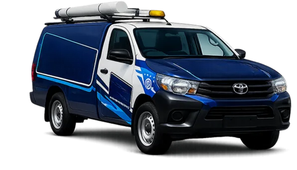 Our drain service van out on a South Coogee job
